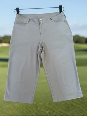 Sportive Plus, Santorini Capri Golf, 16W Plus Size, Gray Coolmax Stretch